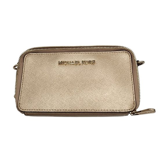 Michael Kors Bags 39 Michael Kors Gold 2 Zip Clutch Broken Zipper